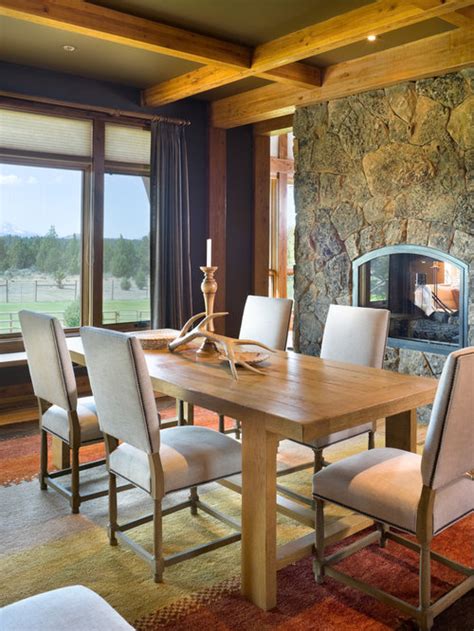 Dining Room Fireplace | Houzz