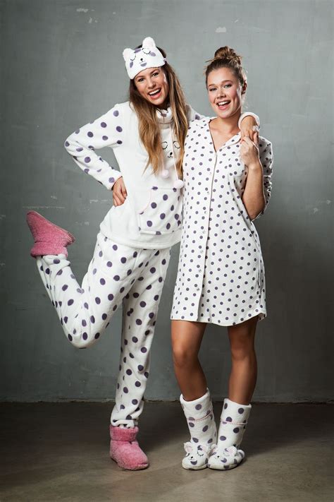 you can go dotty with your nightie or pyjama this winter and have a little fun with rebelle