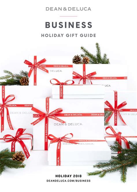 B2B Holiday Gift Guide 2018 by DEAN & DELUCA - Issuu