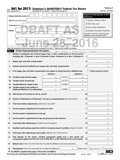 941 Irs Fill Out And Sign Online Dochub