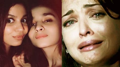 Aishwarya Rais Crying Pictures On Social Media Leave Alia Bhatts