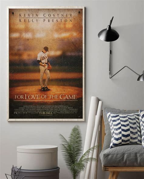 For Love Of The Game Movie Poster Vintage Retro Art Print Etsy