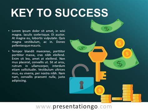 Key To Success Concept Powerpoint Template
