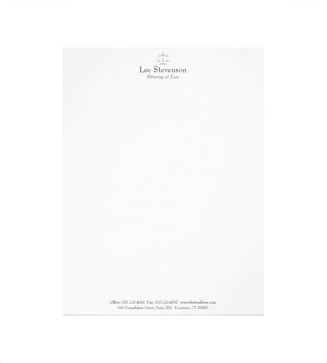 The legal letterhead is a formal shape for the legal letters. Legal Letterhead Word : Free Legal Letterhead Templates ...