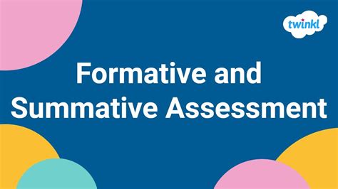 Formative And Summative Assessment 5 Types Of Formative Assessment