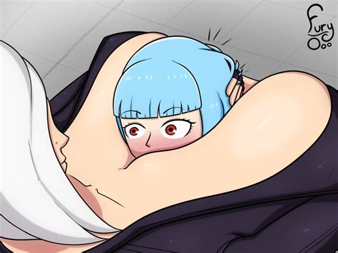 Rule 34 Angel Kof Blue Hair Fury O Huge Breasts King Of Fighters