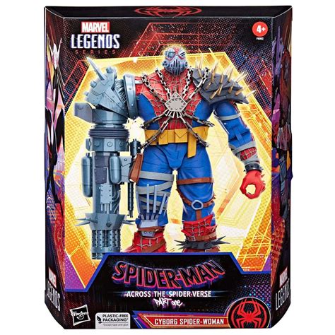 Marvel Legends 6 Spider Man Across The Spider Verse Wave Deluxe Cyborg