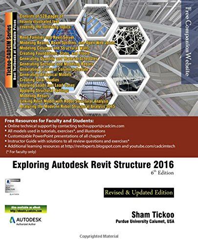 Exploring Autodesk Revit Structure 2016 6th Edition Purdue Univ