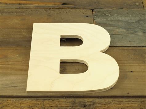 Unfinished 10 Inch Decorative Wooden Letter Etsy