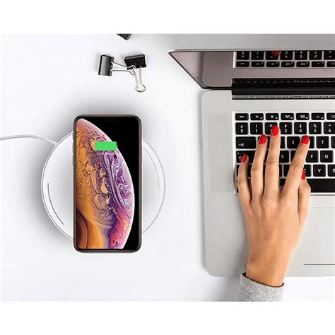 buy cygnett powerbase 10w wireless charger for iphone x 8 8 plus samsung galaxy compact