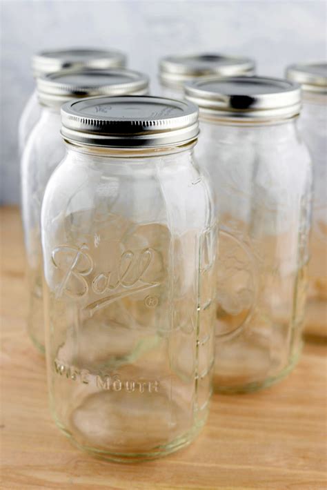 6 Half Gallon Mason Jars Ball Canning Jars Wide Mouth Mason Jars