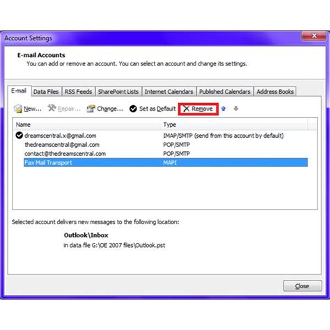 How to delete or close your microsoft account permanently. How to Delete Email Accounts Microsoft Outlook - A Step by ...