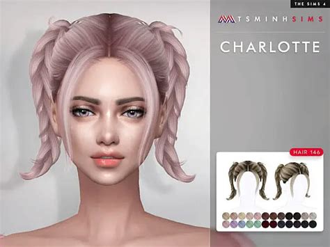 Sims 4 Hairs The Sims Resource Jen Hair By Tsminhsims