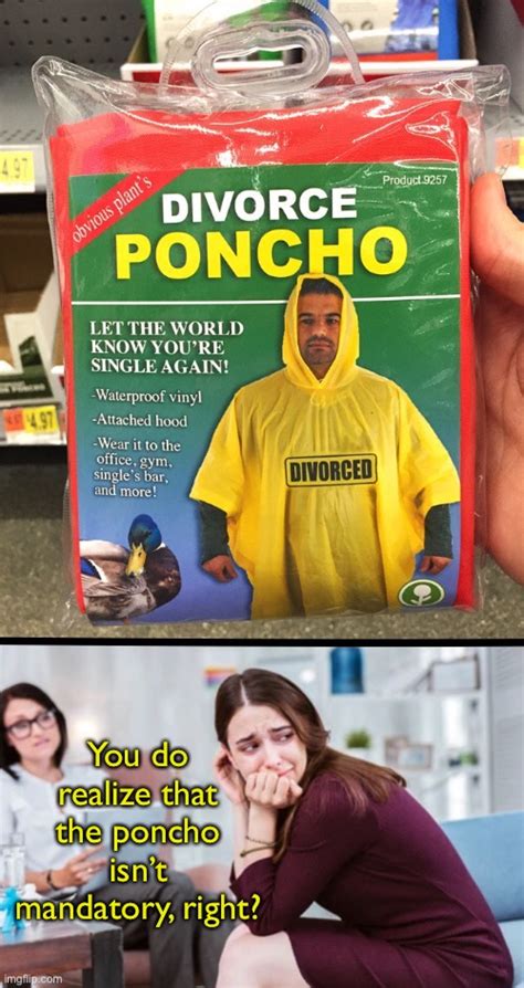 Image Tagged In Funny Memesfake Productsdivorce Poncho Imgflip
