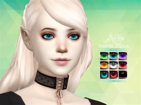 Aveiras Sims 4 Vampire Eyes 1 Vampires Only 9 Colors 2 Options