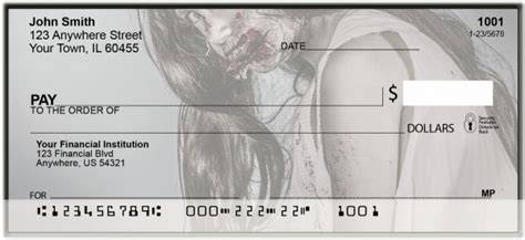 Fear Of Zombies Personal Checks Bank Checks Now
