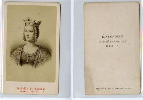 E Neurdein Isabelle De Hainaut Daprès Un Dessin By Photographie