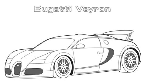 Dibujos De Bugatti Veyron Para Colorear Para Colorear Pintar E