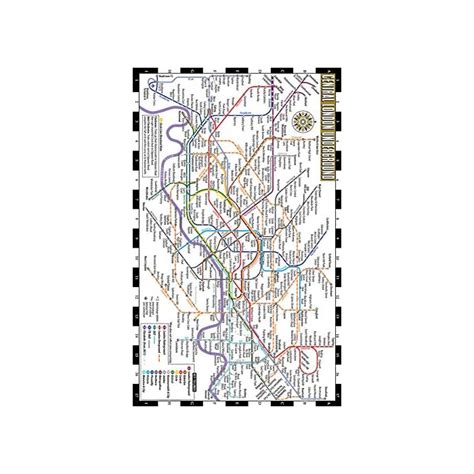 Buy Streetwise London Underground Map Laminated Map Of The London