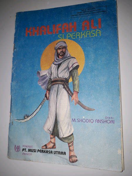 Jual Buku Jadul Lawas Khalifah Ali Bin Abi Thalib Di Lapak Kedai Kuno