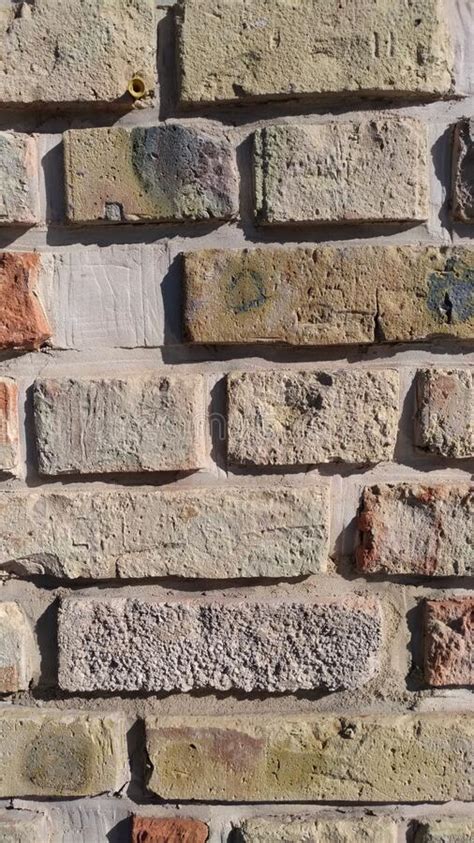 Decorative Brickwork Brick Wall Background Granite Block Wall Stock