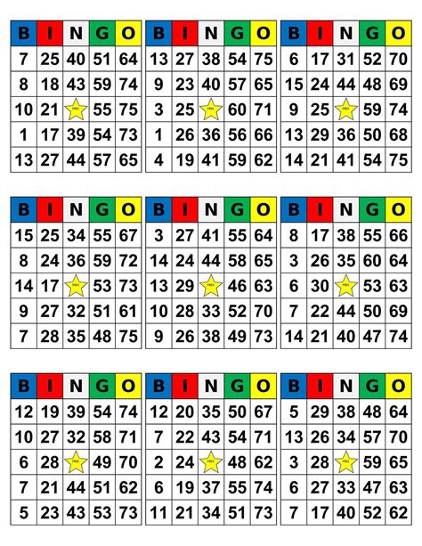 1008 Bingo Cards Pdf Download 9 Per Page Instant Printable Fun Party Game Multi Colored
