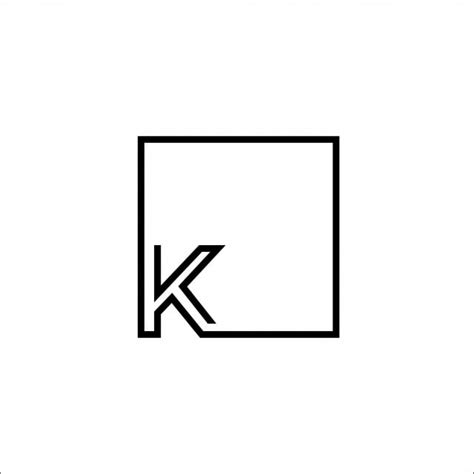 Its symbol is a simple square with a vertical line bisecting it (⏍), commonly used in many branches, such as architecture, real estate, and interior space plans. K And Square Logo, Logo, Company, Symbol PNG and Vector ...