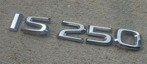 Lexus Is250 Trunk Emblem Letters Badge Decal Logo Symbol Oem Genuine