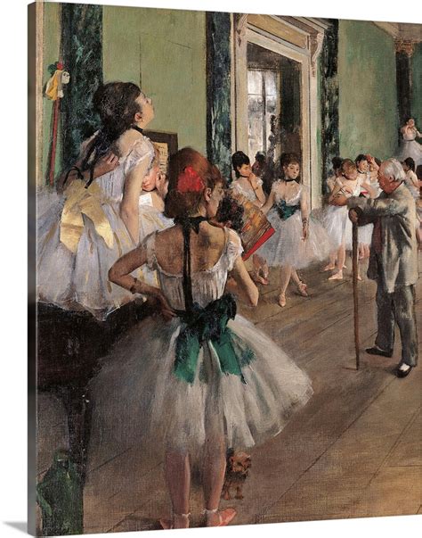 Dance Class By Edgar Degas 1873 Musee Dorsay Paris France Wall
