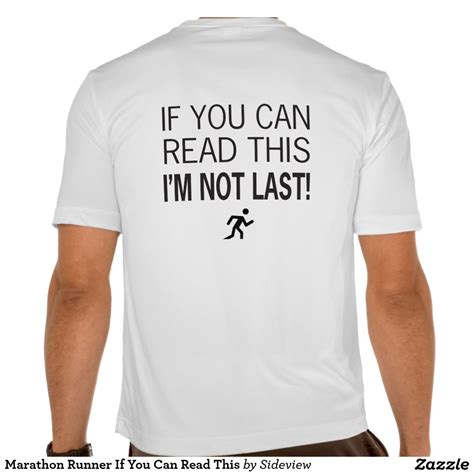 Funny Race Runner If You Can Read This T Shirt Zazzle Funny Running