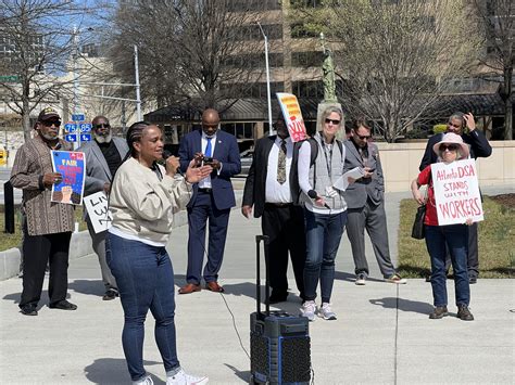 Labor advocates rally to end Georgia's collective bargaining ban for