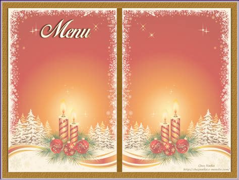 Images a4 vierge menus : Images A4 Vierge Menus : astuce: images MENU joyeux Noel à ...