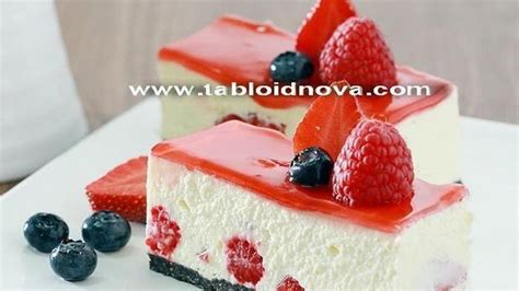 Resep Dan Cara Membuat Strawberry Cheesecake Cemilan Sehat Untuk Anak