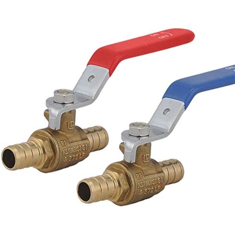 Pex Brass Ball Valve 12 In Lead Free Shut Off Valvepex Water With