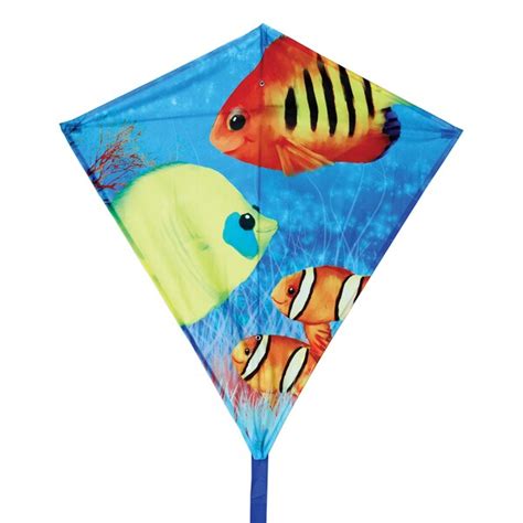 Fishy Fishes 30 Inch Diamond Kite Free Shipping On Orders Over 45