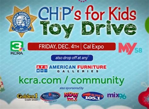 Chips For Kids Toy Drive Kcra And The California Highway Patrol At