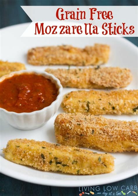 Grain Free Mozzarella Sticks Ingredients 16 Oz Block Of Mozzarella