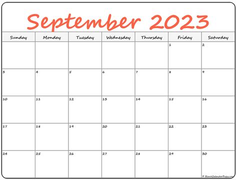 September 2023 Calendar Free Printable Calendar Templates