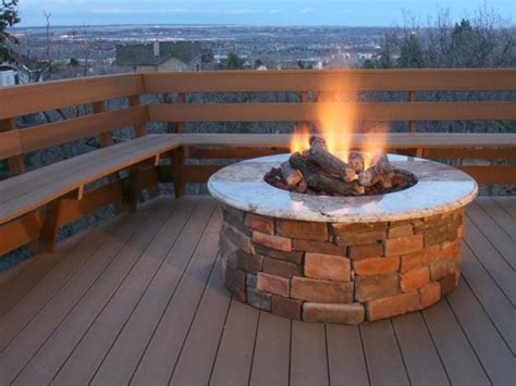 This is one area where you can use lava rocks for fire pit safety. Brick and Concrete Fire Pits | HGTV