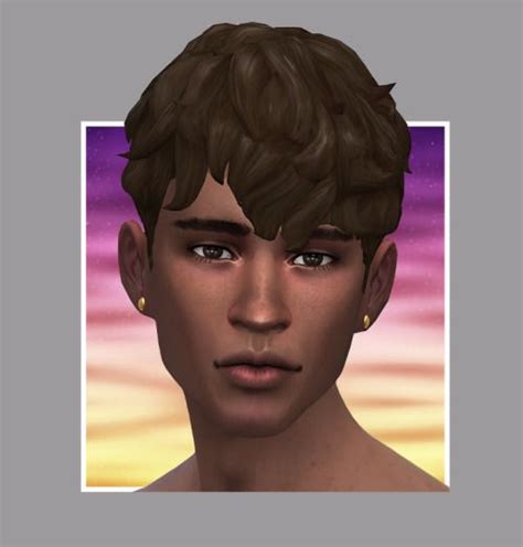 13 Besten Sims 4 Hair Male Maxis Match Bilder Auf