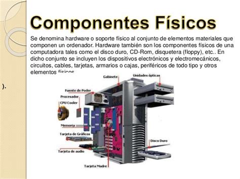 Componentes Físicos Y Lógicos De Un Computador