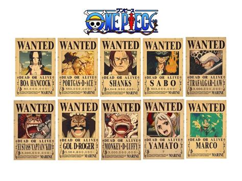 One Piece Bounty Poster Luffy Wanted Bounty Poster Shanks Sabo Etsy France
