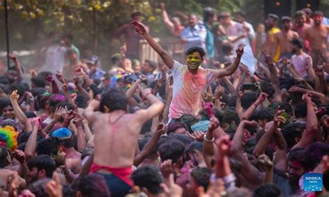 Holi Festival Of Colours Celebrated Across India Global Times