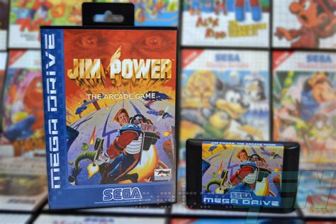 jim power the arcade game for sega mega drive genesis etsy