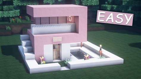 How To Build A House In Minecraft Aesthetic Minecraft Tiny House