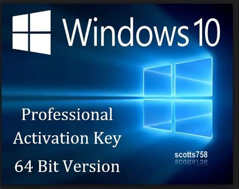 Windows 10 Professional Pro 32 And 64 Bit Product License Activation