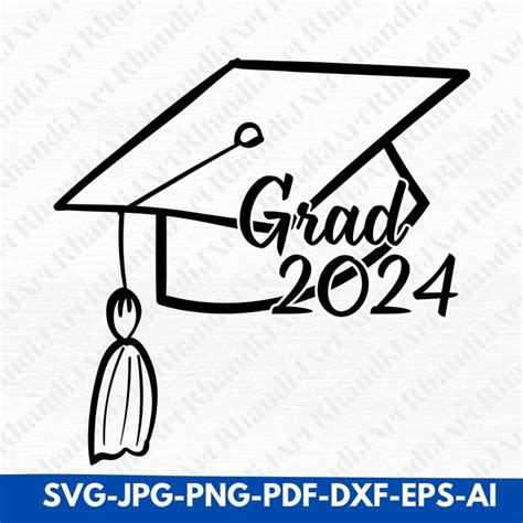 Grad 2024 Svg Graduation Cap Svg Graduation 2024 Svg Etsy Schweiz