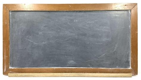 Lot Vintage School Thick Slate Chalkboard