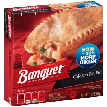 By the bon appétit test kitchen. SuperMax | BANQUET CHICKEN POT PIE 7 OZ