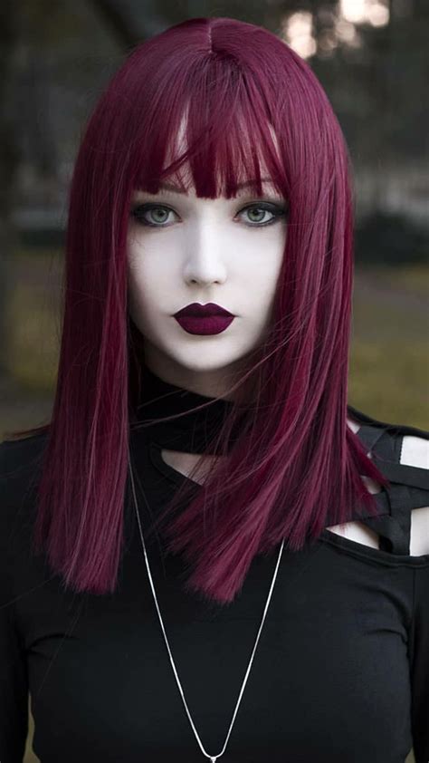 Gothic Hairstyles Pretty Hairstyles Goth Beauty Hair Beauty Emily